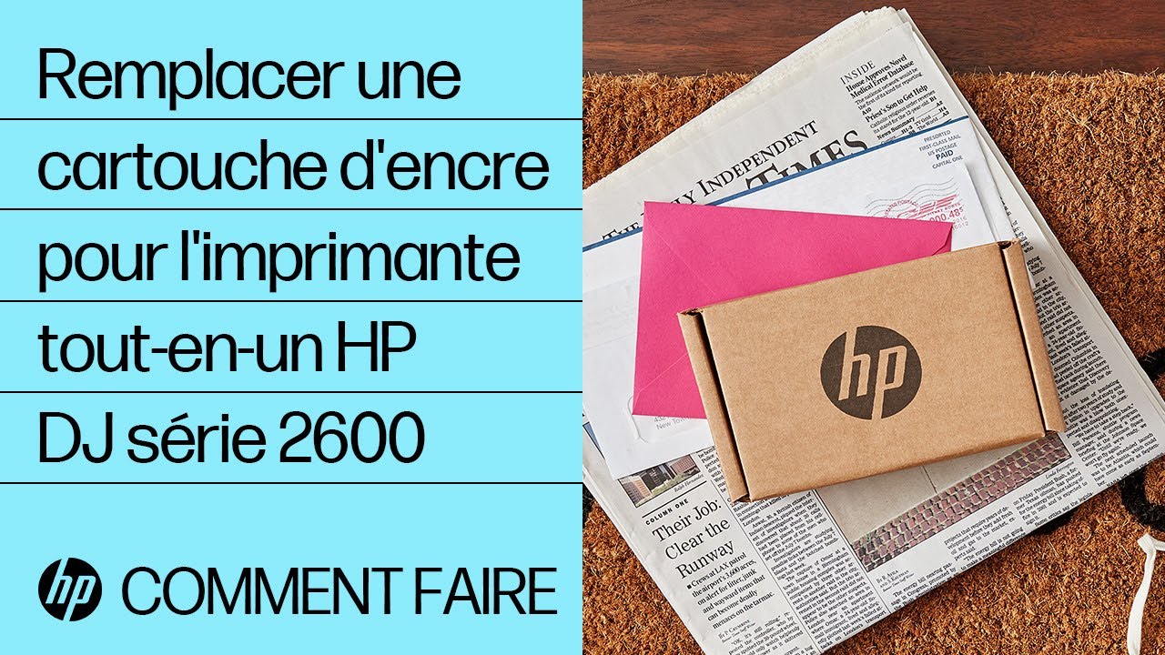 Remplacer une cartouche d'encre pour l'imprimante tout-en-un HP DeskJet série 2600 | @HPSupport