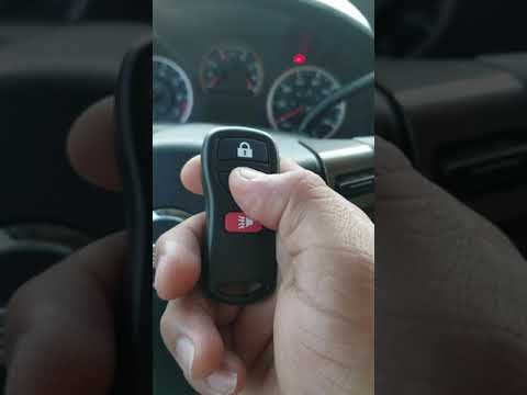How to program remote control for Nissan.