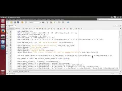 Send Email using C programming