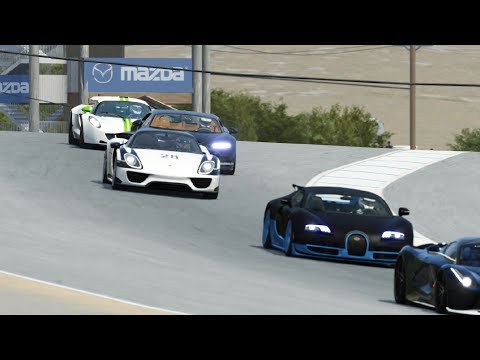 Hennessey Venom GT vs Bugatti Chiron vs LaFerrari vs Bugatti Veyron vs Porsche 918 Spyder