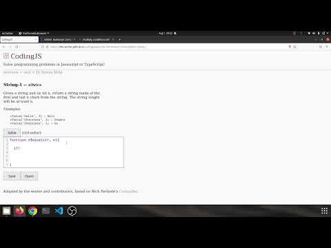 String 1 Ntwice Javascript Solution