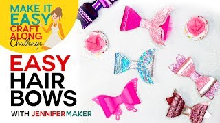 Make Easy Hair Bows with Mermaid Tails, Butterfly Wings, &amp; Hearts!