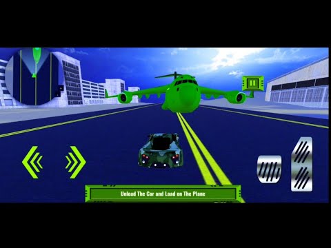US Army Tank Robot Transform Cargo Plane Transport * Android Gameplay