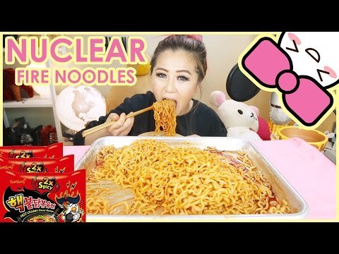 NUCLEAR FIRE NOODLE CHALLENGE!! Video