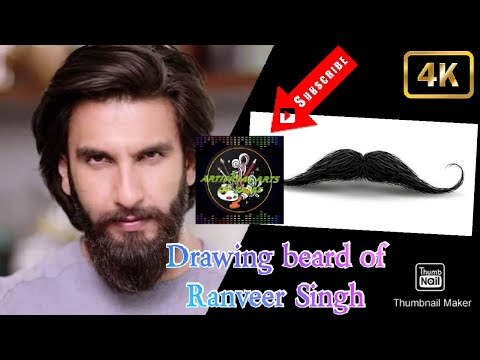 How to make Ranveer Singh beard 🧔  || Tutorial || Artificial arts of Yajat