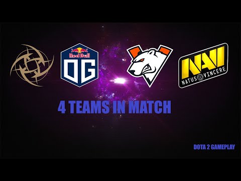 Players from NAVI VP OG NIP play in match - [DOTA 2 Full Gameplay]