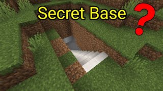 Minecraft: How to Build Underground Secret Base Tutorial (Easy)