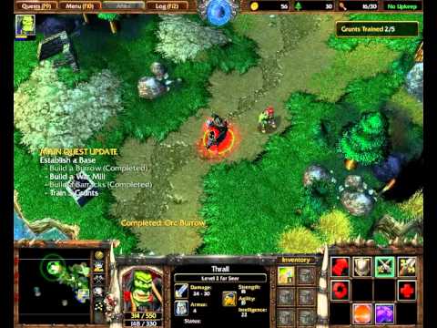 Warcraft 3 RoC Speed Run : Prologue - Hard