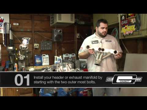How to Install Mr. Gasket Exhaust Gasket video - Pep Boys
