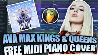 (MIDI + FLP) Ava Max - Kings & Queens (Piano T