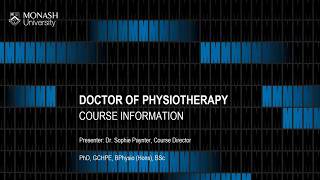 Doctor of Physiotherapy Information Session 2026