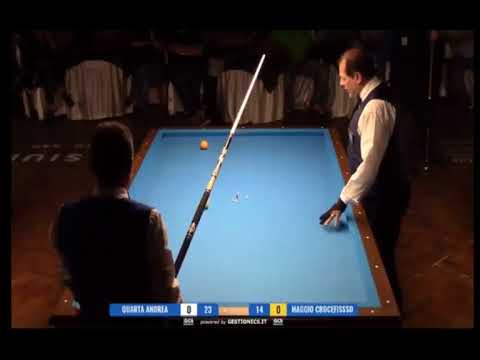 1/2 QUARTA vs MAGGIO - 23°MONDIALE BILIARDO 2017