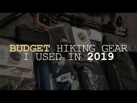 Lightweight Budget Hiking/Backpacking Gear I used in 2019