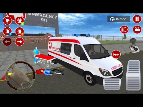 American Emergency Ambulance Simulator - Android Gameplay