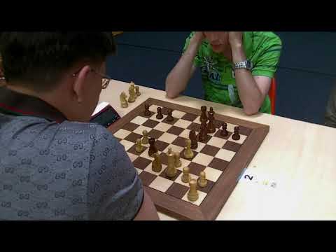 GM Darmen Sadvakasov - FM Arturs Bernotas, Scandinavian defence, Blitz chess