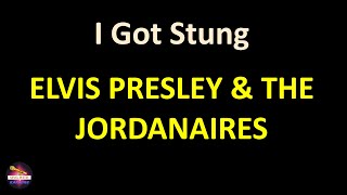 Elvis Presley &amp; The Jordanaires - I Got Stung (Lyrics version)