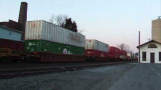 preview picture of video 'NS 214 at Fleetwood, PA 2/21/09'