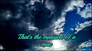 Elton John, the measure of a man lyrics
