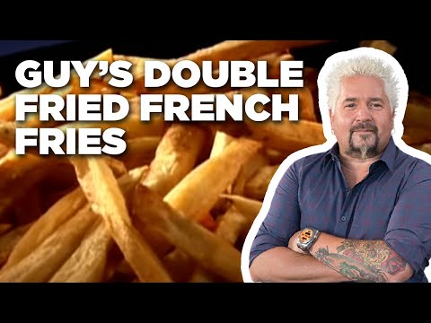 Guy Fieri’s Double-Fried French Fries | Guy's Big Bite | Food Network