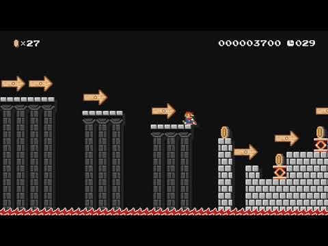 Pitfall Blaze by Yosef - Super Mario Maker - No Commentary 1bq