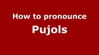 How to pronounce Pujols