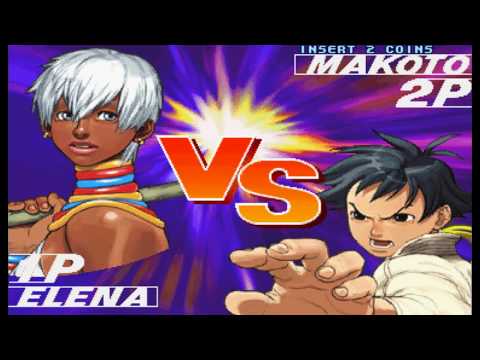 Street Fighter III: 3rd Strike - Fight for the Future (Arcade) - (Longplay - Elena | Hard)