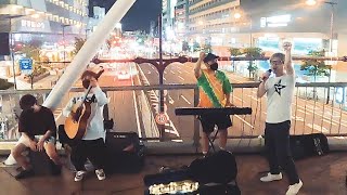 【マイペース】SunSet Swish 大阪で路上ライブしてみた【BLEACH】