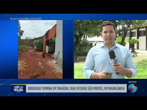 Bebedeira terminou em tragédia: duas pessoas são mortas em Maurilândia