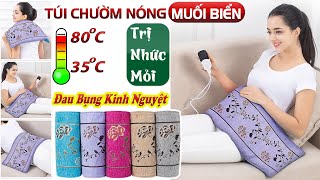 Video Thảm chườm nóng muối biển hỗ trợ trị đau nhức mỏi, đau bụng kinh Ming Zhen MZ-MR036