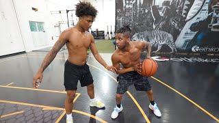 Download the video "1V1 AGAINST 16 Year Old Mikey Williams!! (INTENSE)"