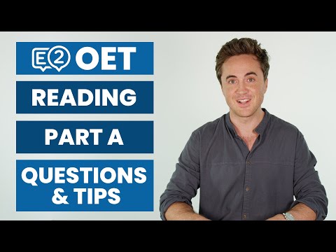OET Reading Part A: Questions & Tips with Jay!