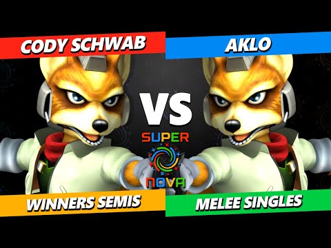 Supernova 2025 TOP 8 - Cody Schwab (Fox) Vs. Aklo (Fox) Smash Melee Tournament