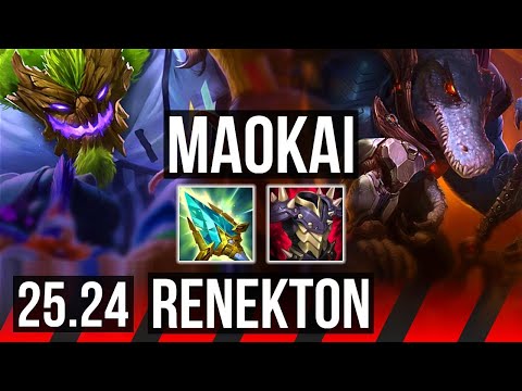 MAOKAI vs RENEKTON (TOP) | KR Diamond | 25.24