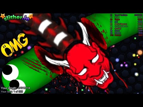 Slither.io A.I Devil Snake vs TINY Pro Snakes - Epic Skin Slitherio Vip Gameplay - WORLD RECORDS