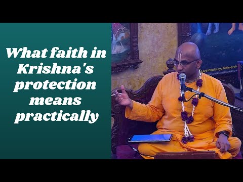 26th Nov. '24 | H.G. Chaitanya Charan Prabhu | What faith in Krishna's protection means practically