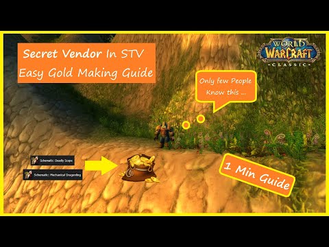 Secret Vendor For Easy Gold Making in WoW Classic - Zero effort and no farming required