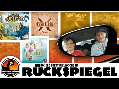 Unsere Brettspielwoche im Rückspiegel #47 Mille Fiori / Pharaon Conflits / Lords of Xidit / uvm