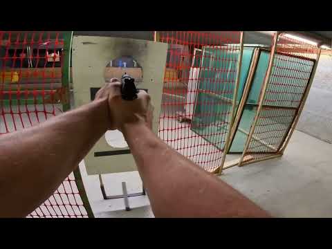 IPSC level 1 club match July 2025 at SNPS - production - shooting with a Walther PPQ Q5 SF.