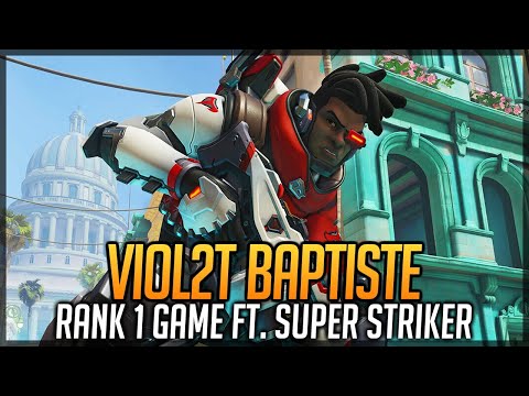 Viol2t Rank 1 Baptiste Support Game Season 27 ft. super Striker