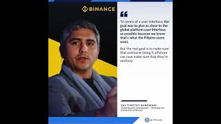 Binance’s Raj Timothy Nandwani shares user interface plans for Binance PH by BlockShoals.