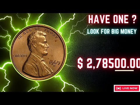 "Rare 1969 US One Cent Coin: A Collector's Dream"