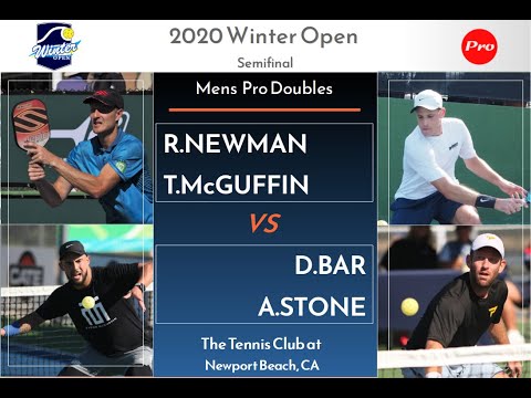 2020 Winter Open @ Newport Beach MDPro SF  T.McGuffin/R.Newman v A.Stone/D.Bar