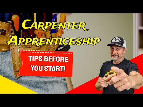 Tips Before You Start Your Carpenter Apprentice