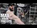 How to Cuffed Triceps Extensions | Hunter Labrada Demonstrates The Best Triceps Exercise