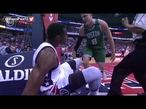 Ian Mahinmi & Jonas Jerebko Scuffle   Celtics vs Wizards   Game 3   May 4, 2017   2017 NBA Playoffs