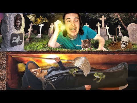 ISKOPALI SMO UKLETI GROB OD VJEŠTICE I PRONAŠLI KOSTURA! oživjela je i začarala nas u žabe i štakore