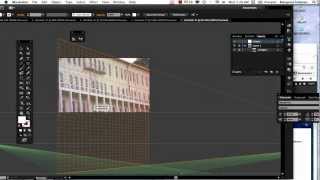 A Perspective Project in Progress in Illustrator CS6