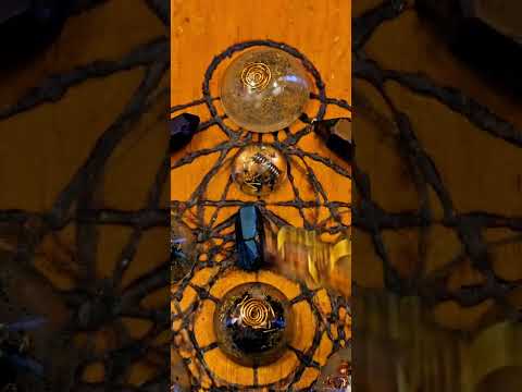 Orgonite Master Pieces on Metatrons Cube Grid