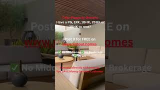 Download lagu Dear Owners Have a PG, 1RK, 1BHK, 2BHK or 3BHK to rent? Post it for FREE on www.rentout.homes mp3