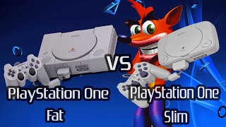 Playstation One Fat VS Psone Slim Comparativa